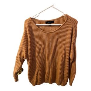 Forever 21 beige/peach sweater. Size Medium. No tags but worn maybe twice